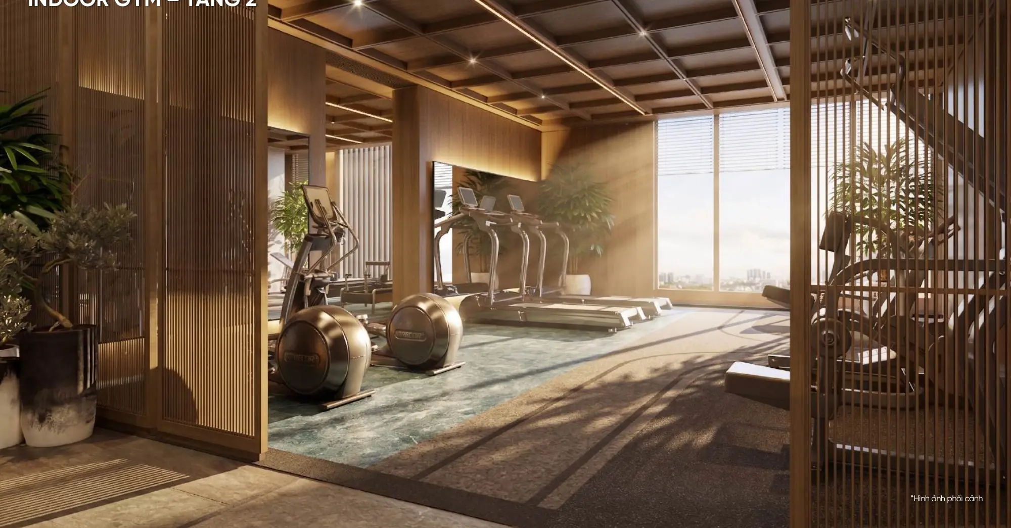 Monrei Saigon — Phòng tập gym trong nhà