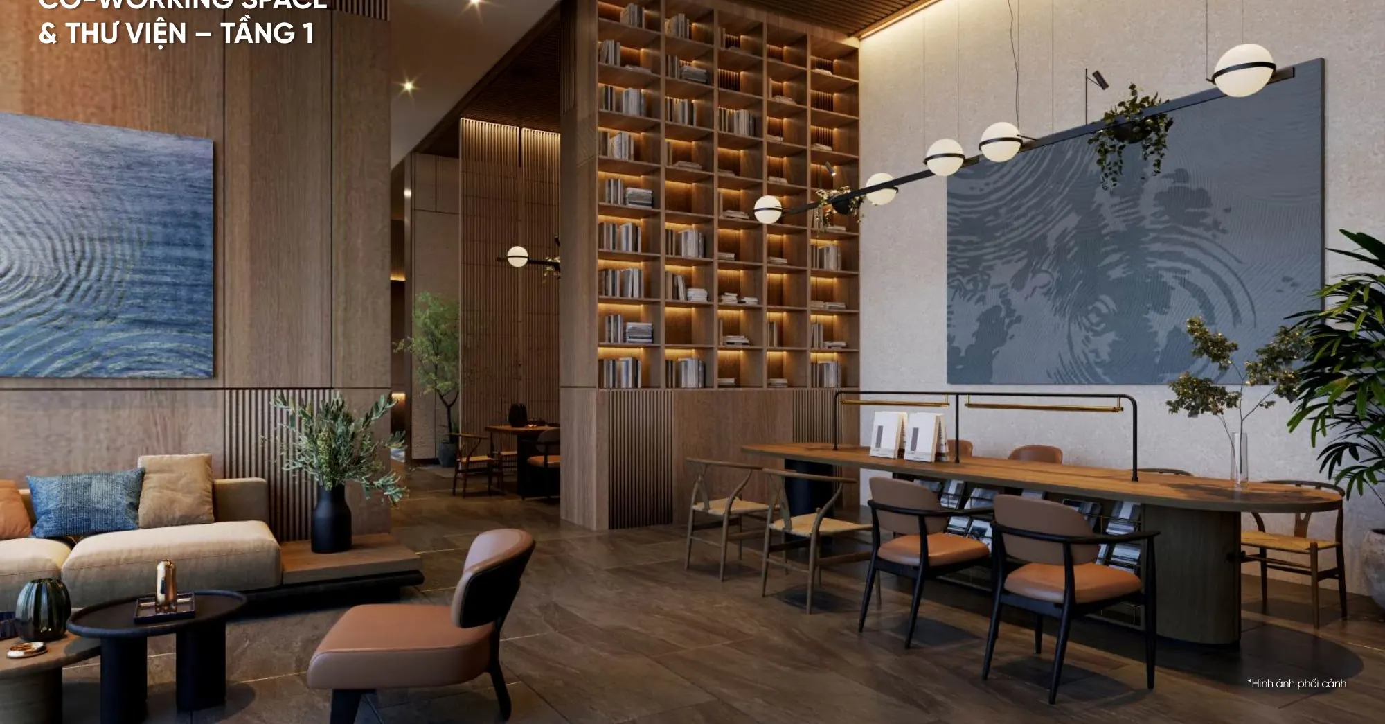 Monrei Saigon — Phòng sách & co-working