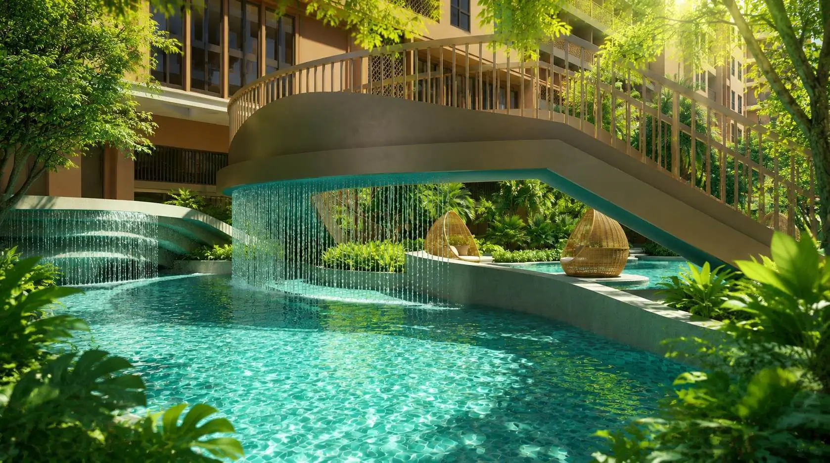 Monrei Saigon — Bể bơi & Aqua Gym
