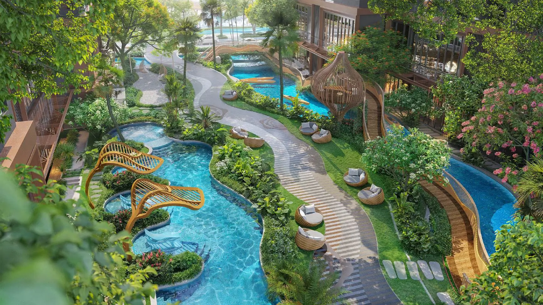 Monrei Saigon — Sông lười 88 m